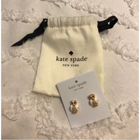 kate spade Jewelry - Kate Spade Owl earrings